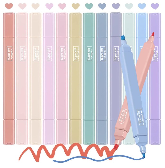 Pastel Highlighters Set