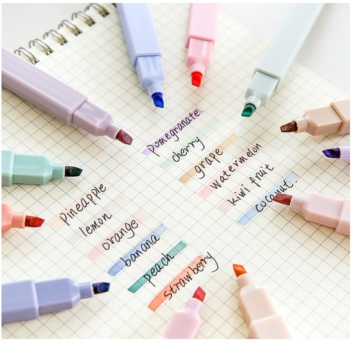 Pastel Highlighters Set