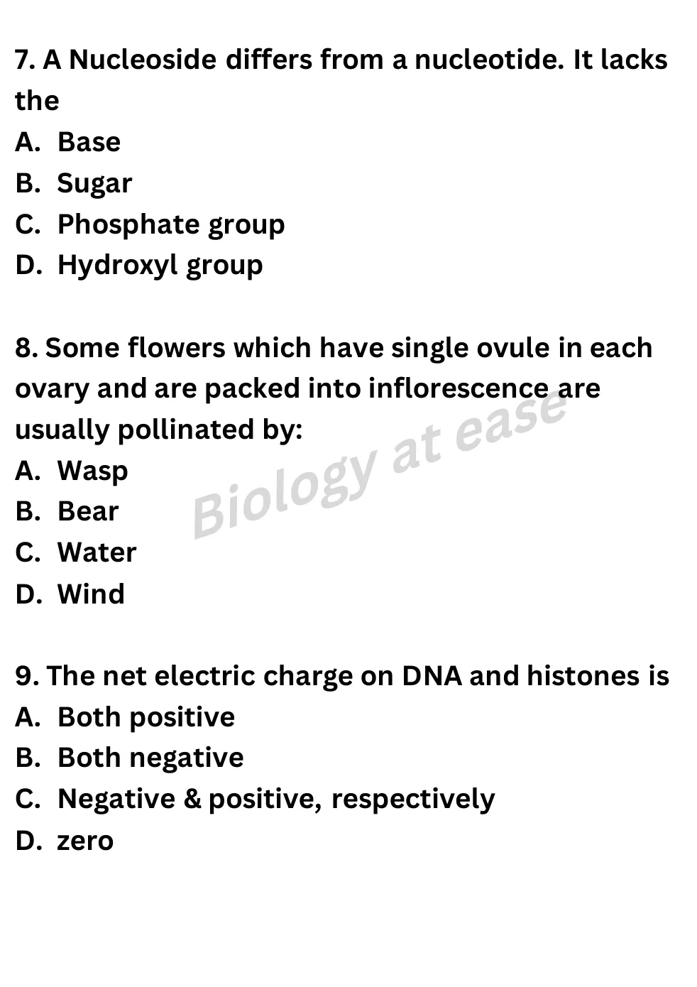 NEET Biology 100 Questions Full Mock 3 question sheet image 4