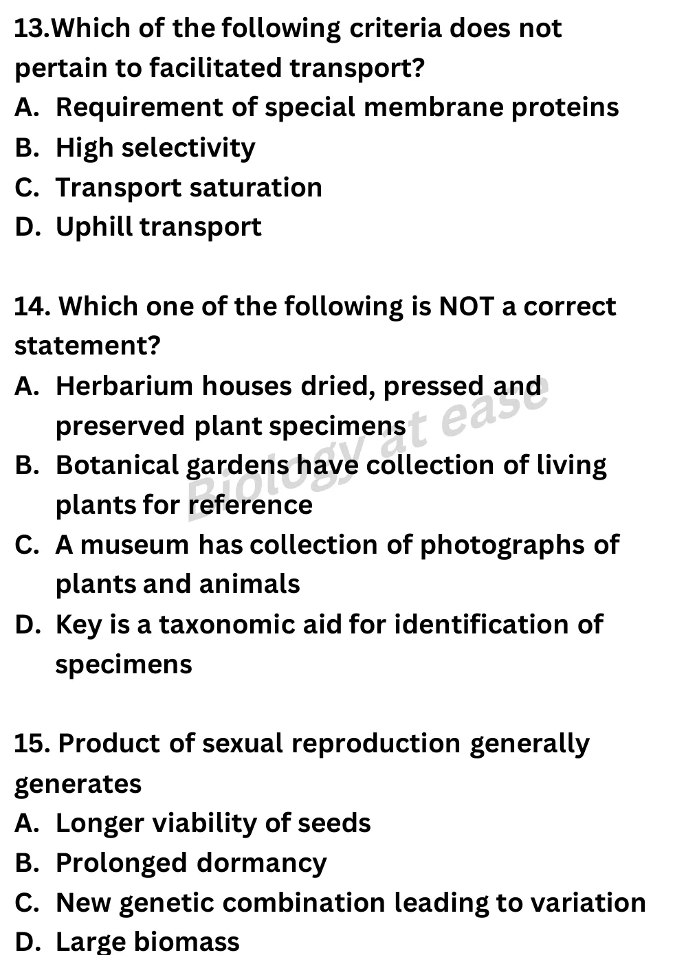 NEET Biology 100 Questions Full Mock 3 question sheet image 6