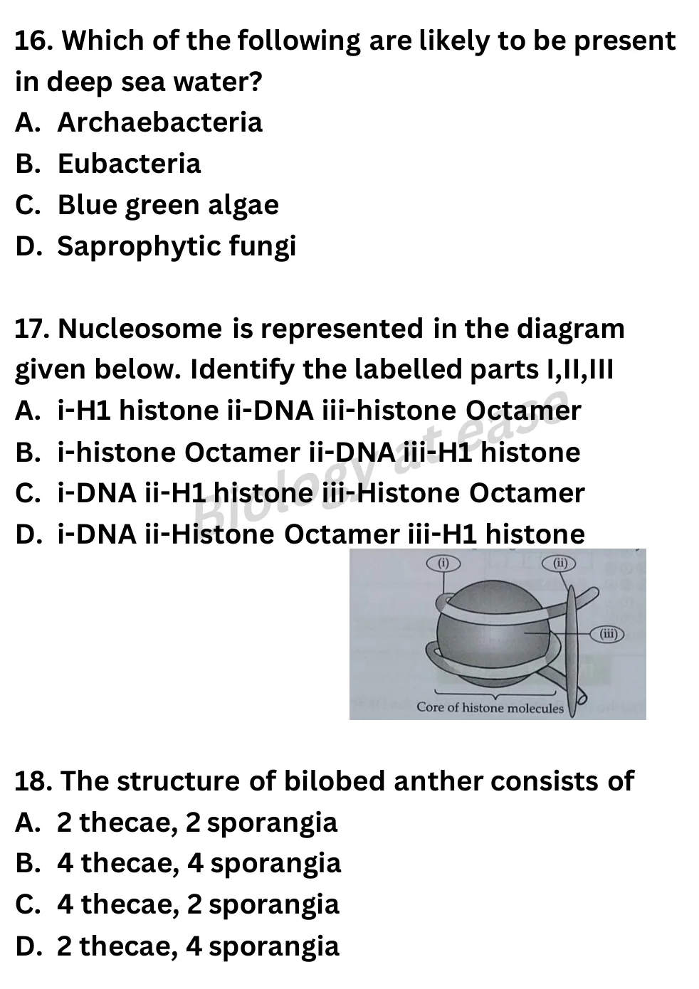 NEET Biology 100 Questions Full Mock 3 question sheet image 7