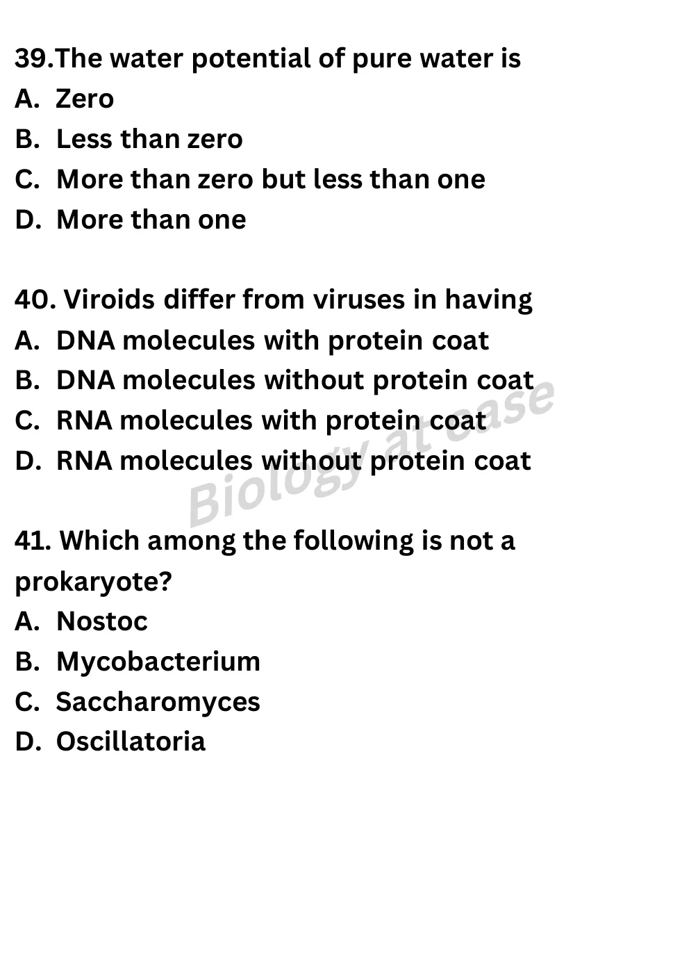 NEET Biology 100 Questions Full Mock 3 question sheet image 16