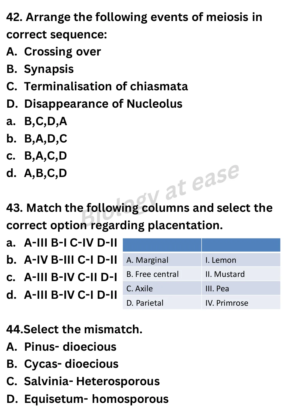 NEET Biology 100 Questions Full Mock 3 question sheet image 17