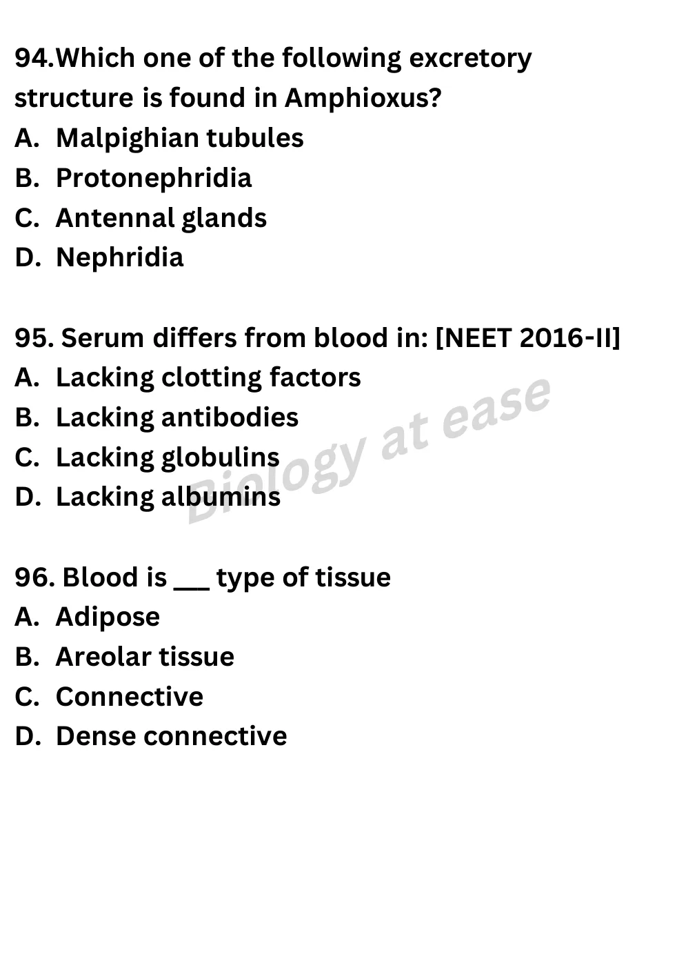 NEET Biology 100 Questions Full Mock 3 question sheet image 38