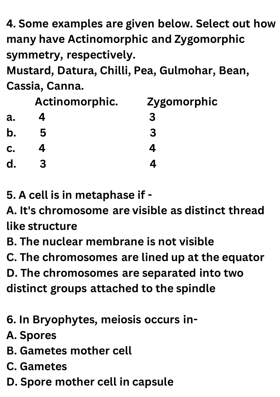 NEET Biology 100 Questions Mock 1 question sheet image 2