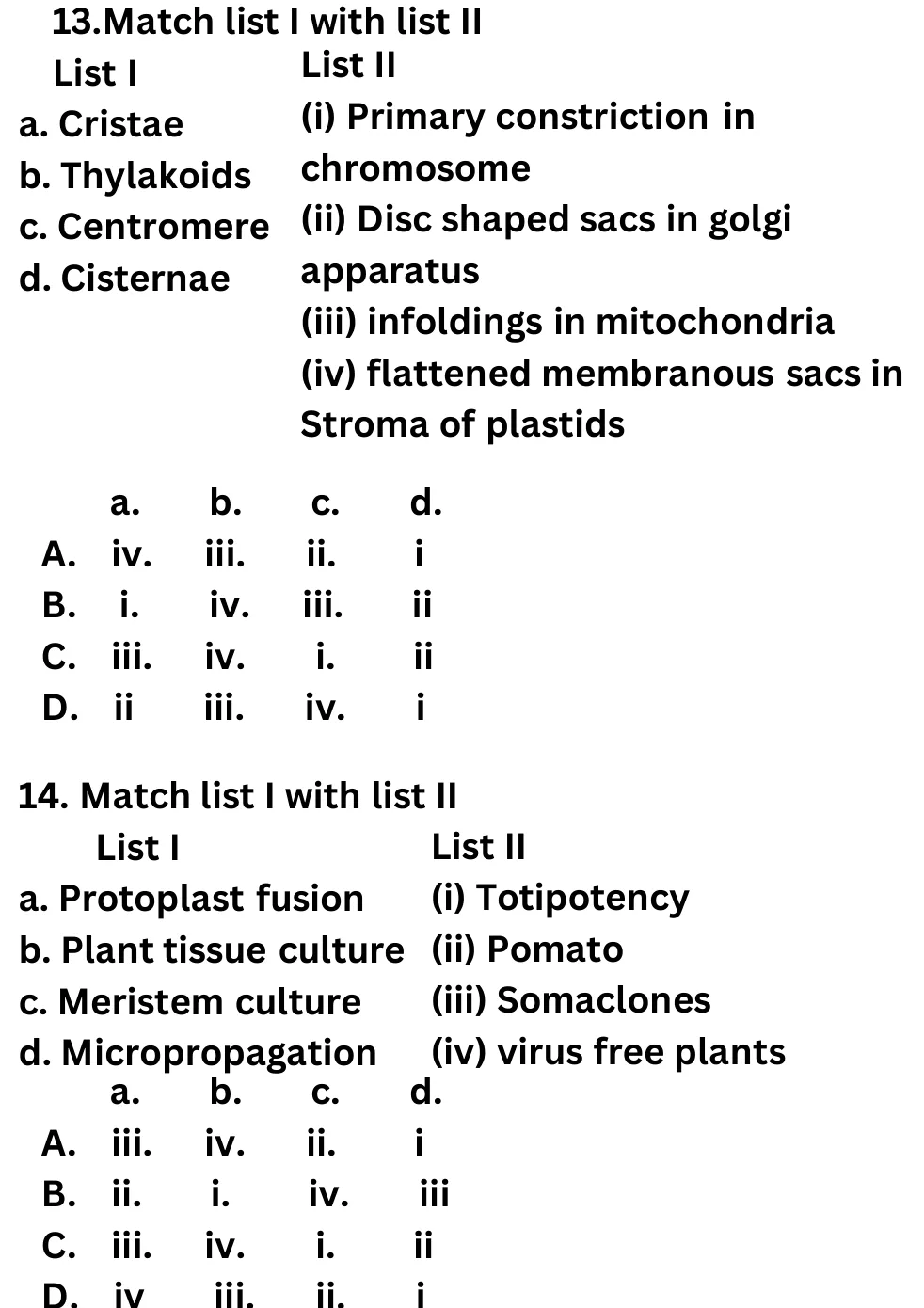NEET Biology 100 Questions Mock 1 question sheet image 5