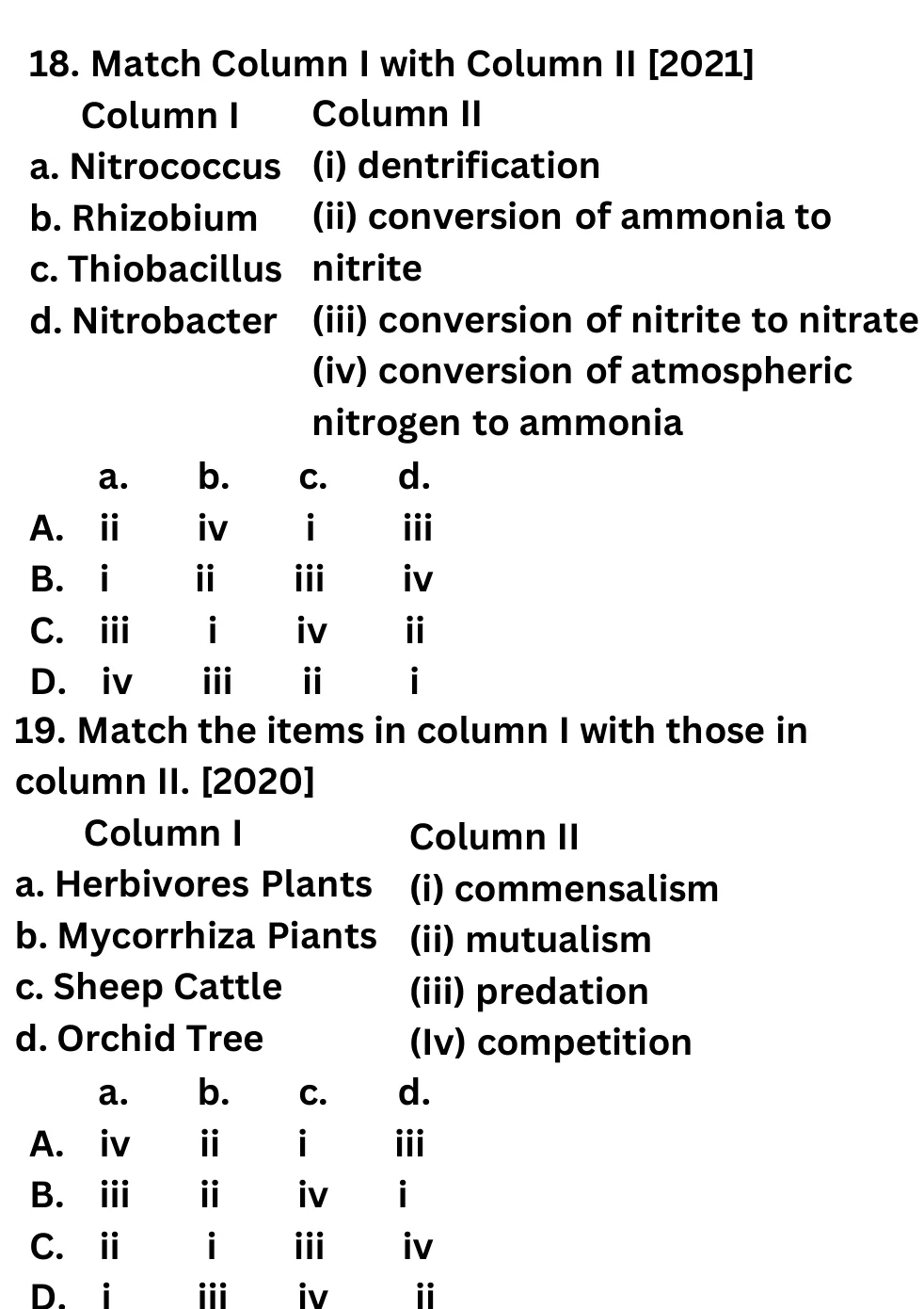 NEET Biology 100 Questions Mock 1 question sheet image 7