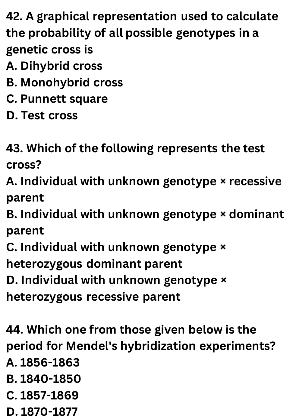 NEET Biology 100 Questions Mock 1 question sheet image 16