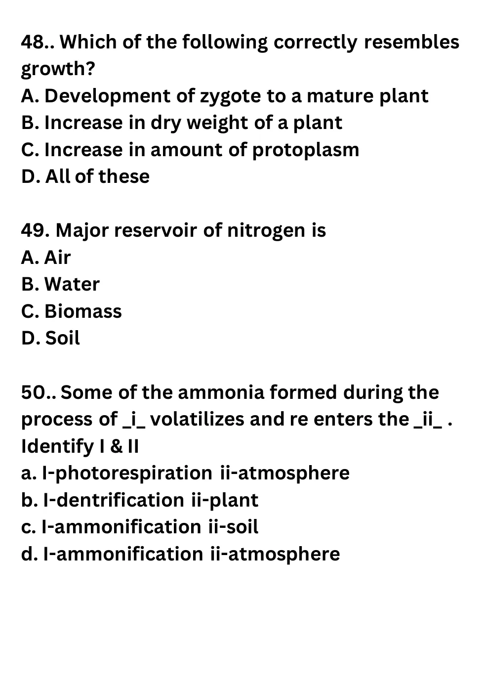 NEET Biology 100 Questions Mock 1 question sheet image 18