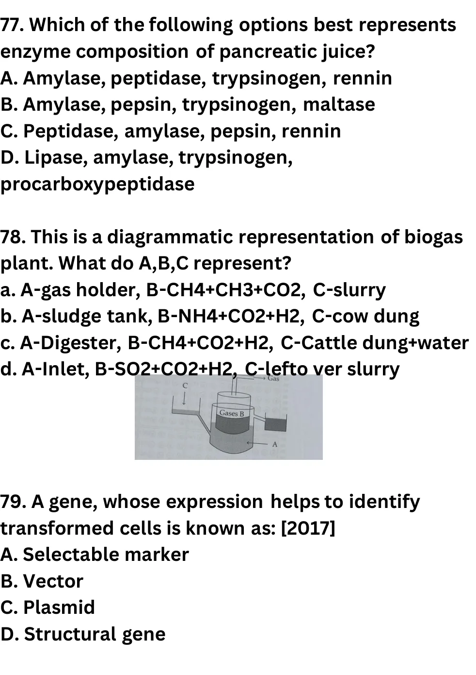 NEET Biology 100 Questions Mock 1 question sheet image 29