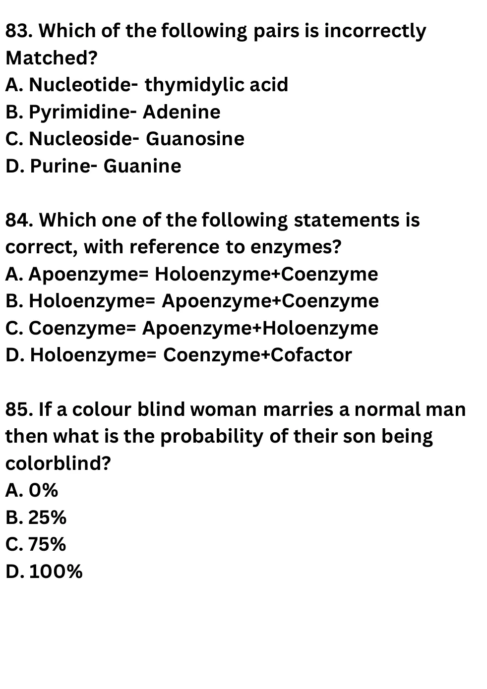 NEET Biology 100 Questions Mock 1 question sheet image 31