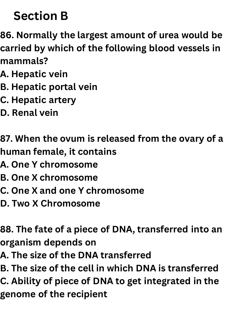 NEET Biology 100 Questions Mock 1 question sheet image 32