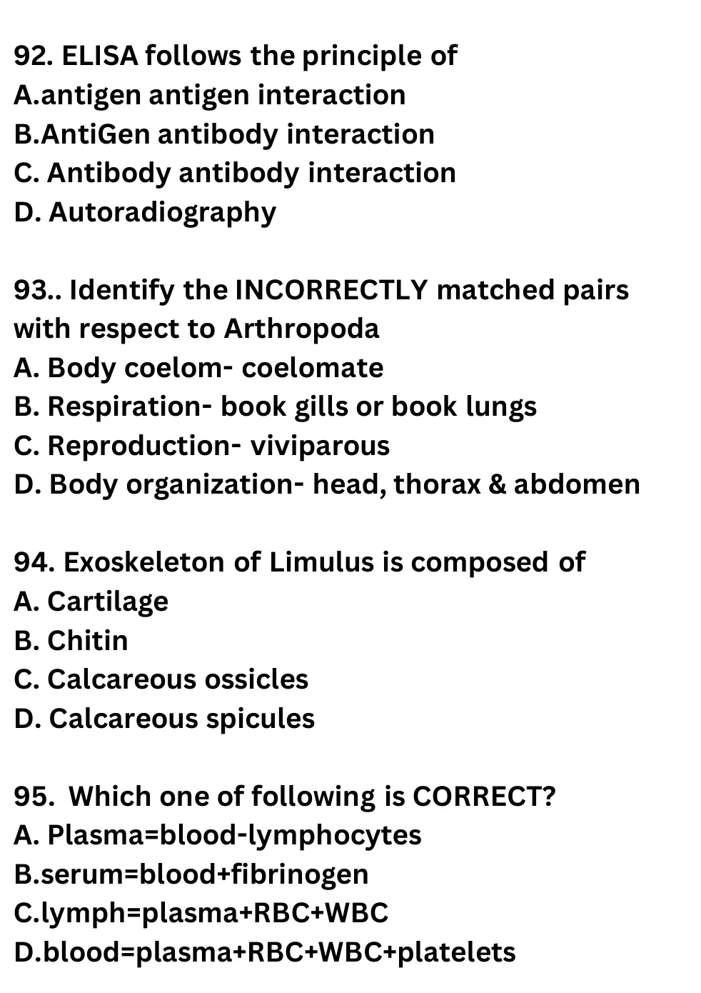 NEET Biology 100 Questions Mock 1 question sheet image 34