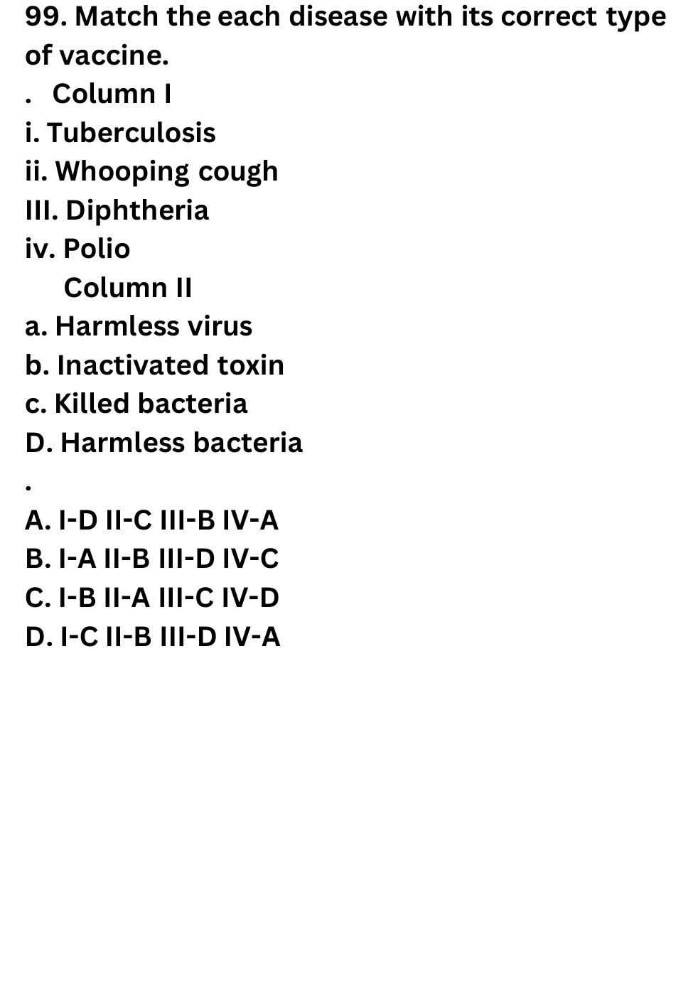 NEET Biology 100 Questions Mock 1 question sheet image 36