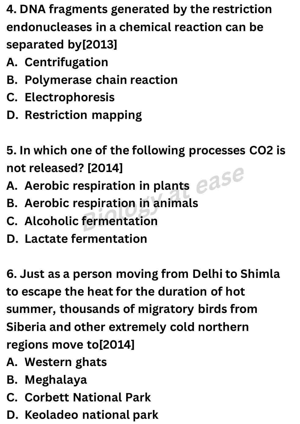 NEET Biology 100 Questions PYQs question sheet image 2