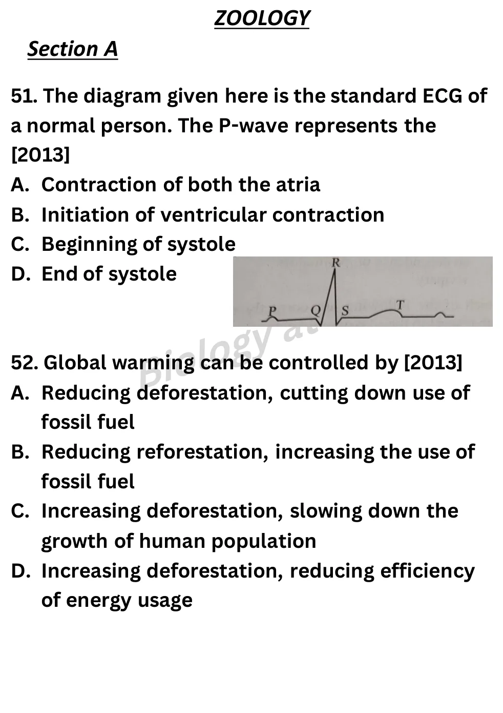 NEET Biology 100 Questions PYQs question sheet image 19
