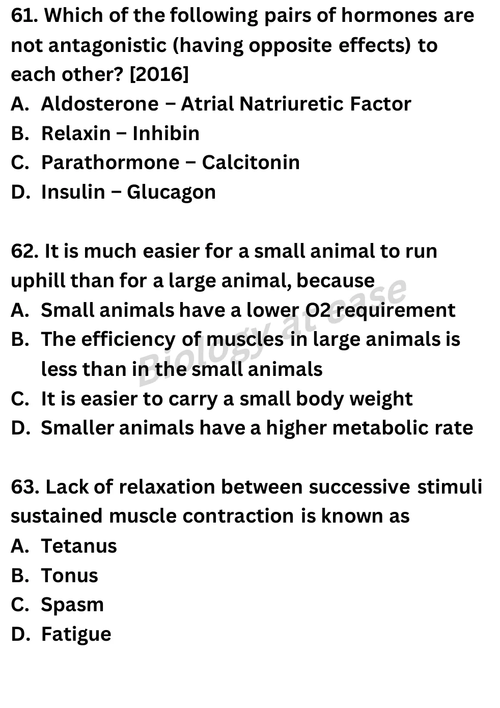NEET Biology 100 Questions PYQs question sheet image 23