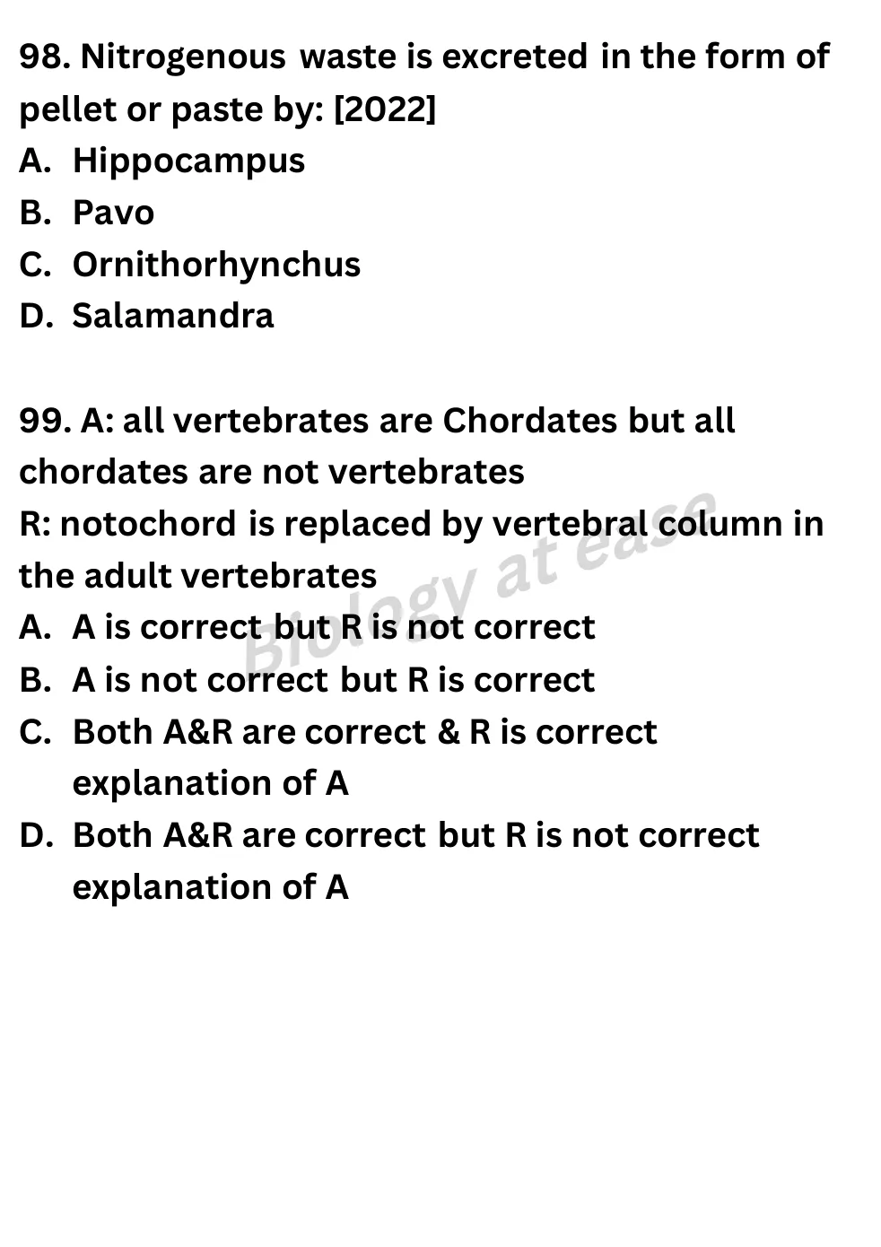 NEET Biology 100 Questions PYQs question sheet image 35