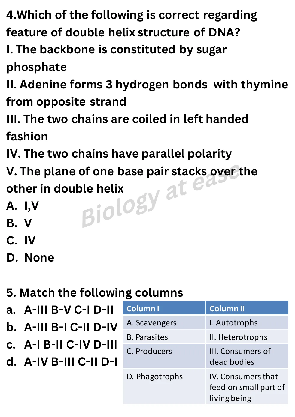 NEET Biology 70 Questions Full Mock question sheet image 2