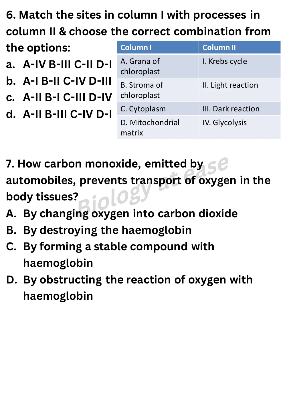 NEET Biology 70 Questions Full Mock question sheet image 3