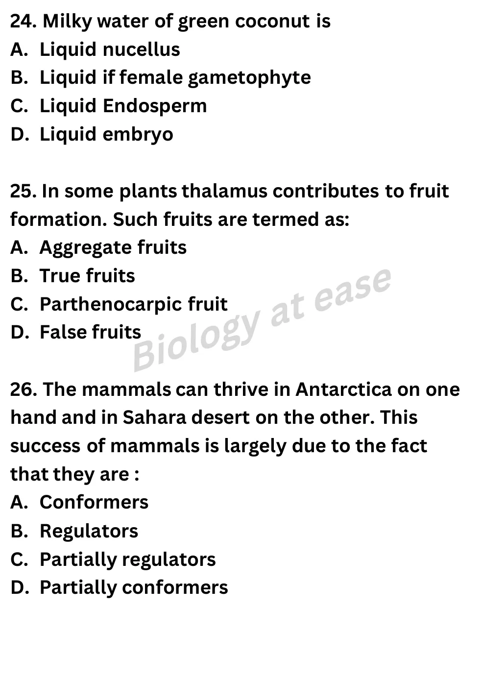 NEET Biology 70 Questions Full Mock question sheet image 10