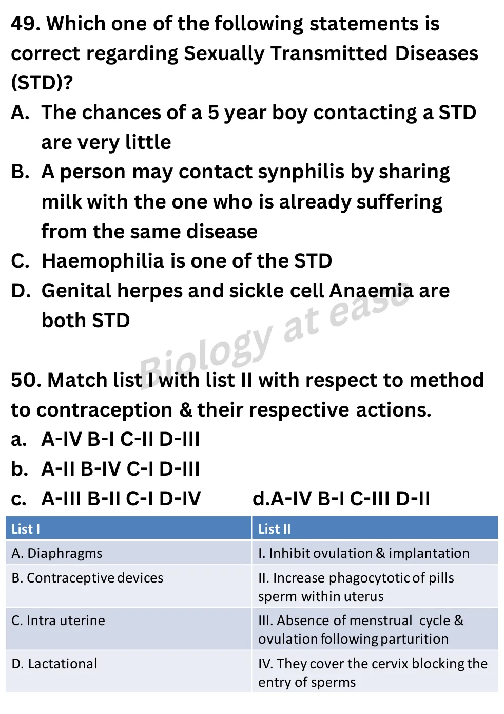 NEET Biology 70 Questions Full Mock question sheet image 20