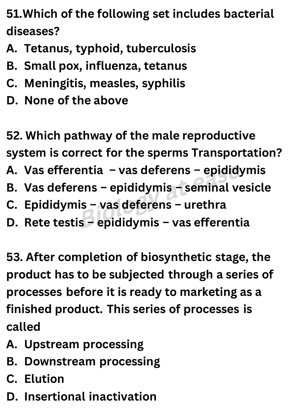 NEET Biology 70 Questions Full Mock question sheet image 21