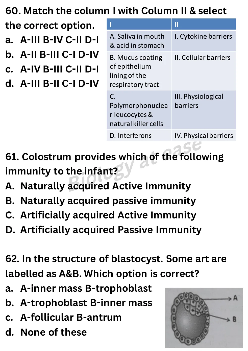 NEET Biology 70 Questions Full Mock question sheet image 24