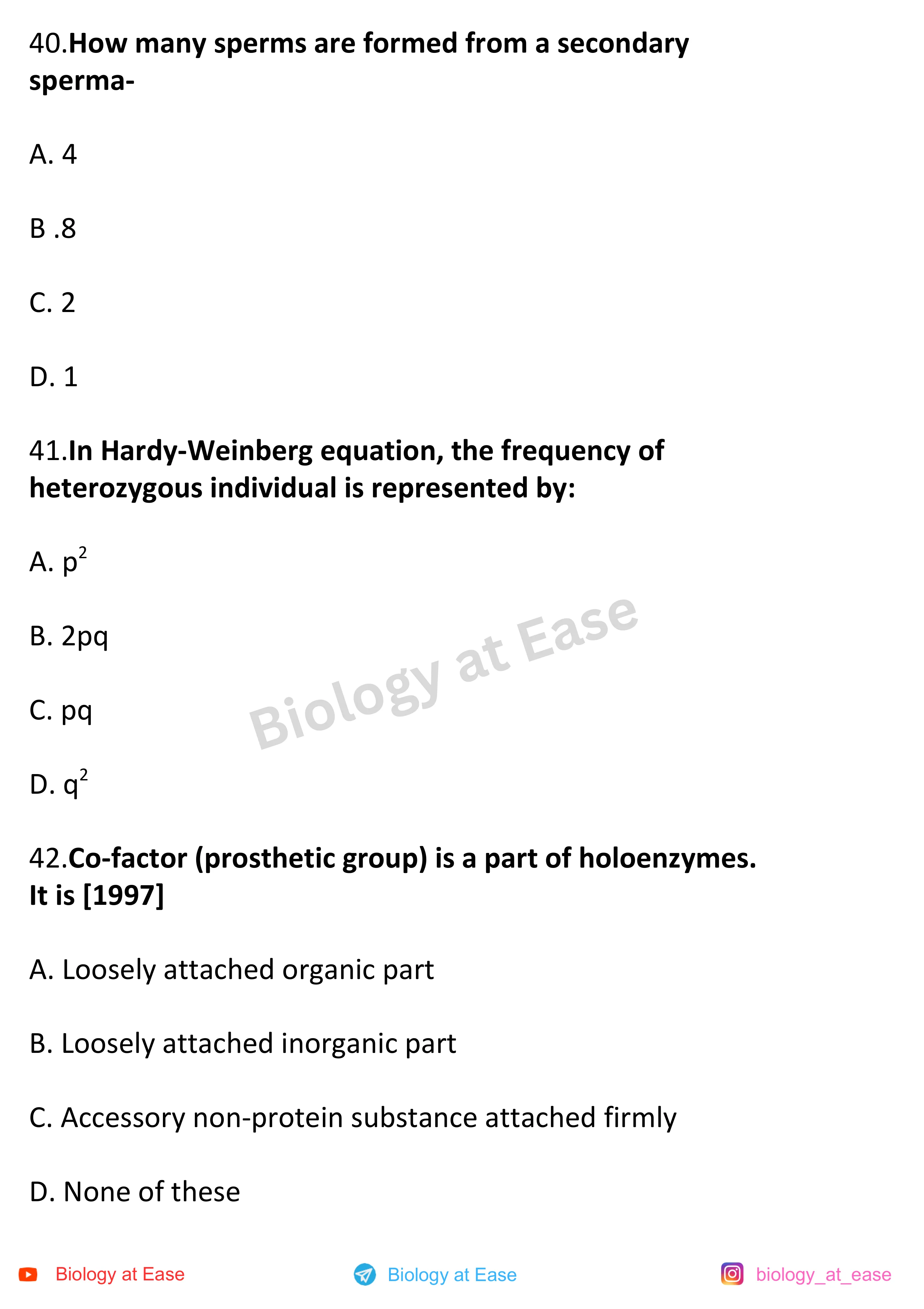 NEET Biology Full Mock 1 question sheet image 14