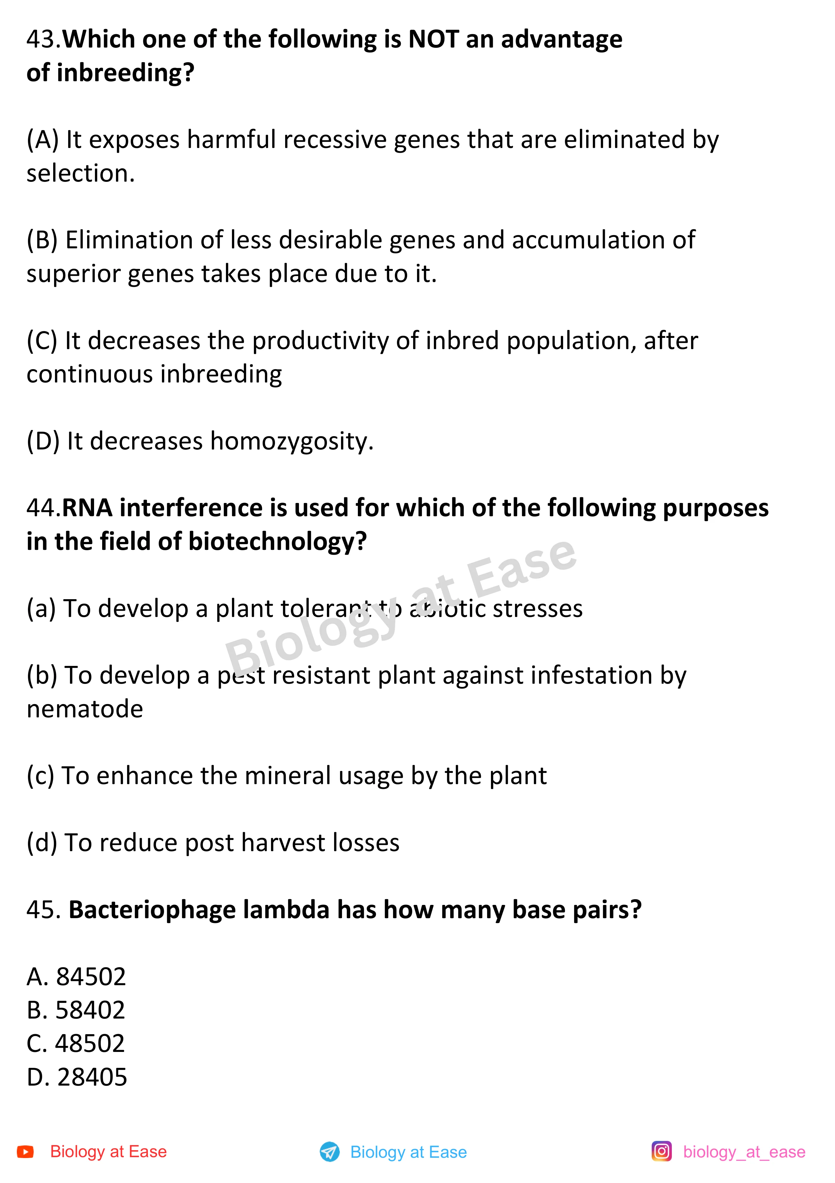 NEET Biology Full Mock 1 question sheet image 15