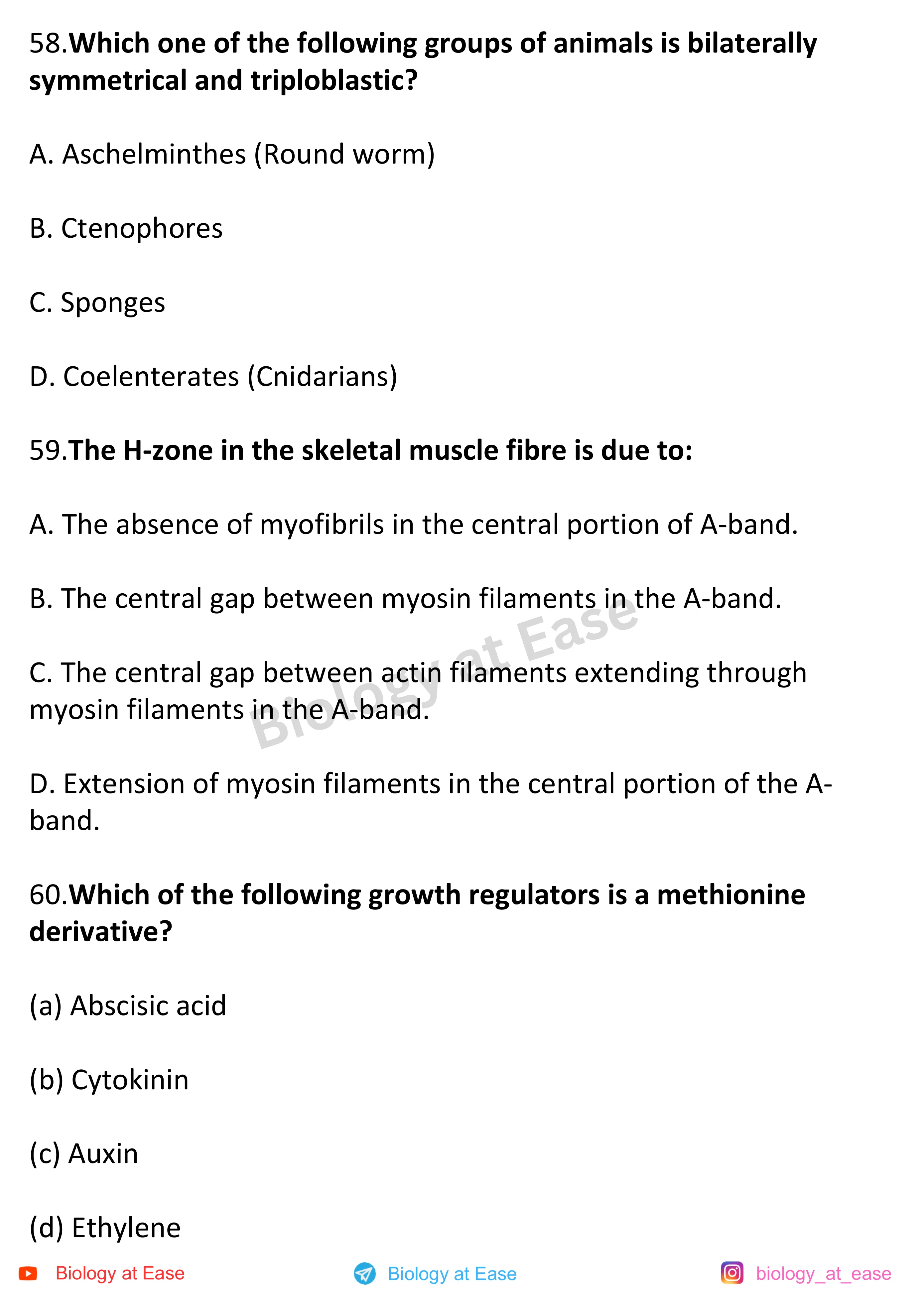 NEET Biology Full Mock 1 question sheet image 20