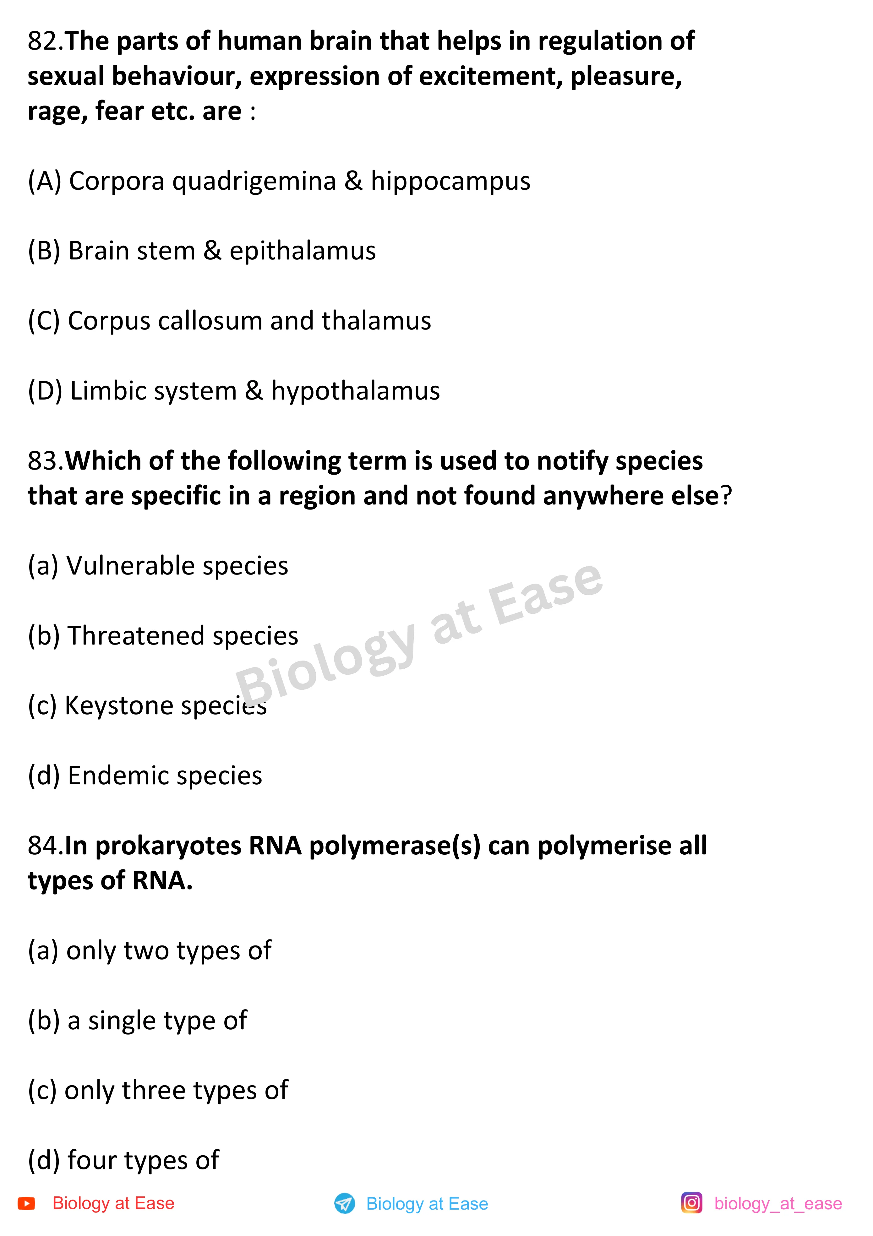 NEET Biology Full Mock 1 question sheet image 28