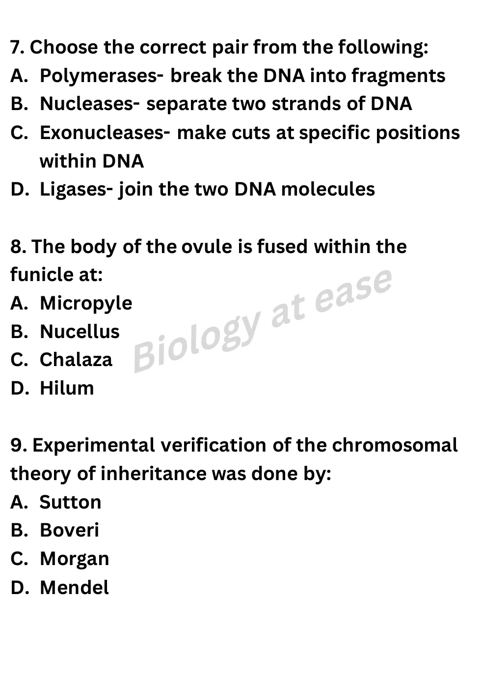 NEET Biology Full Mock 2 question sheet image 3
