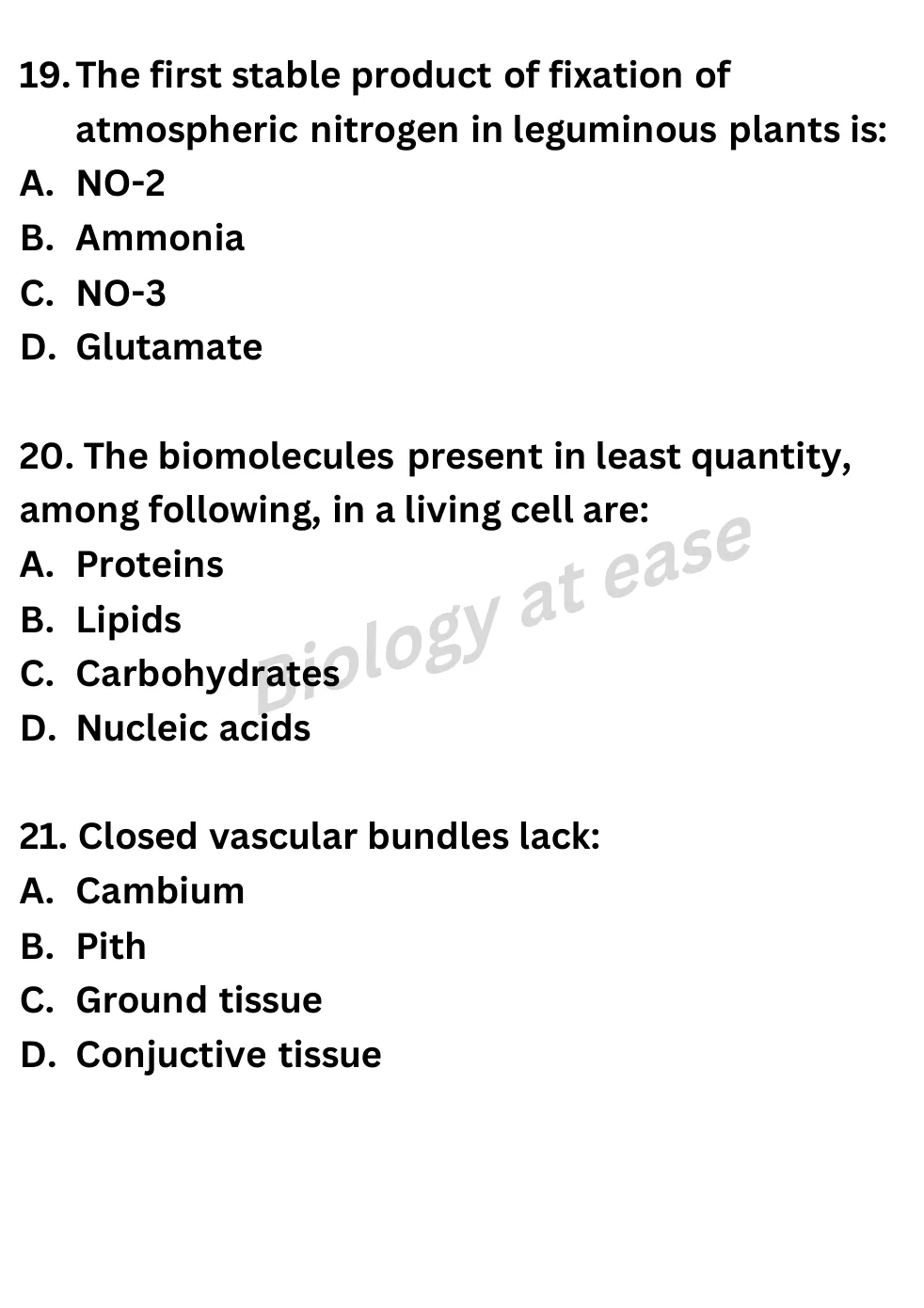 NEET Biology Full Mock 2 question sheet image 7