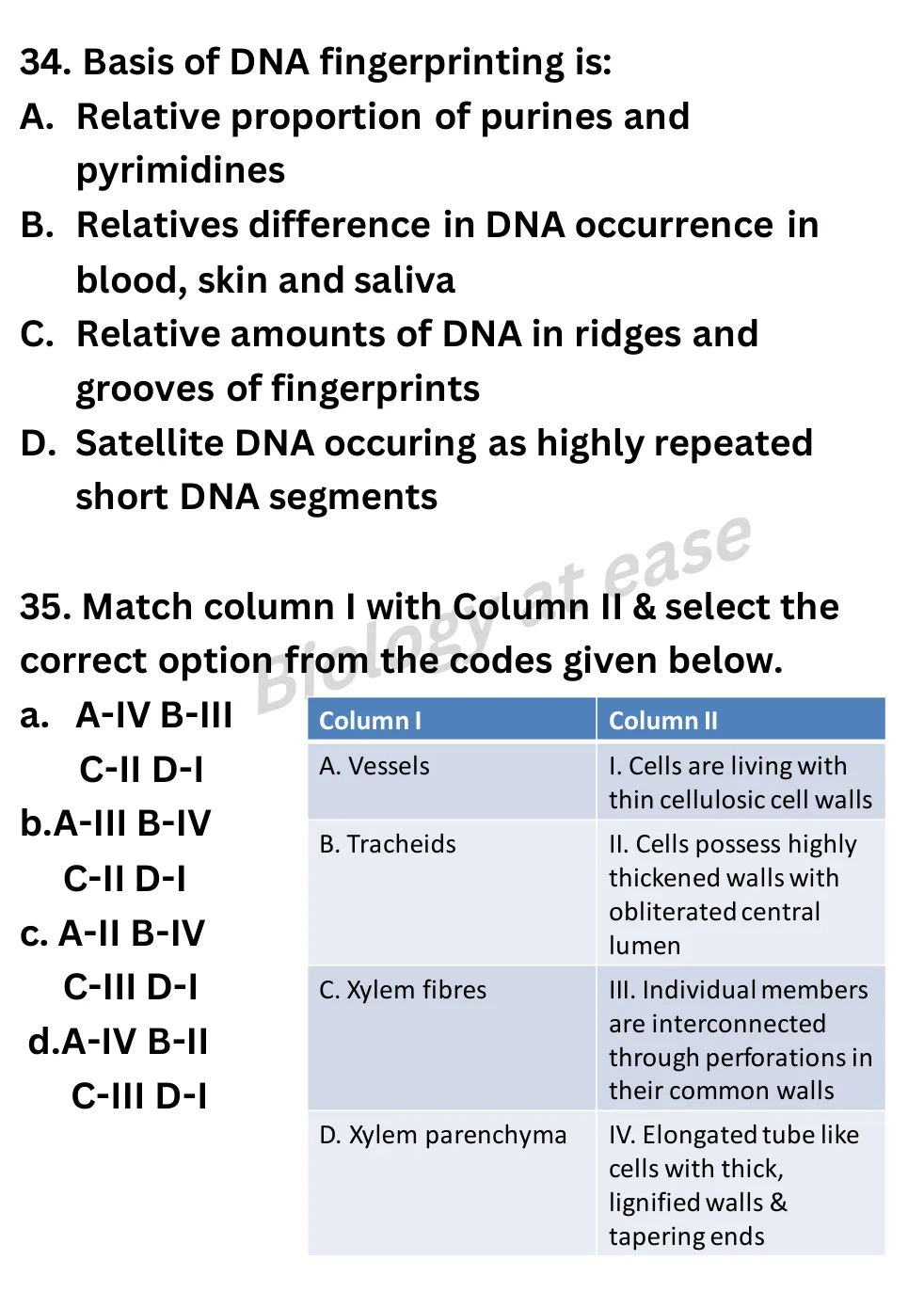 NEET Biology Full Mock 2 question sheet image 12