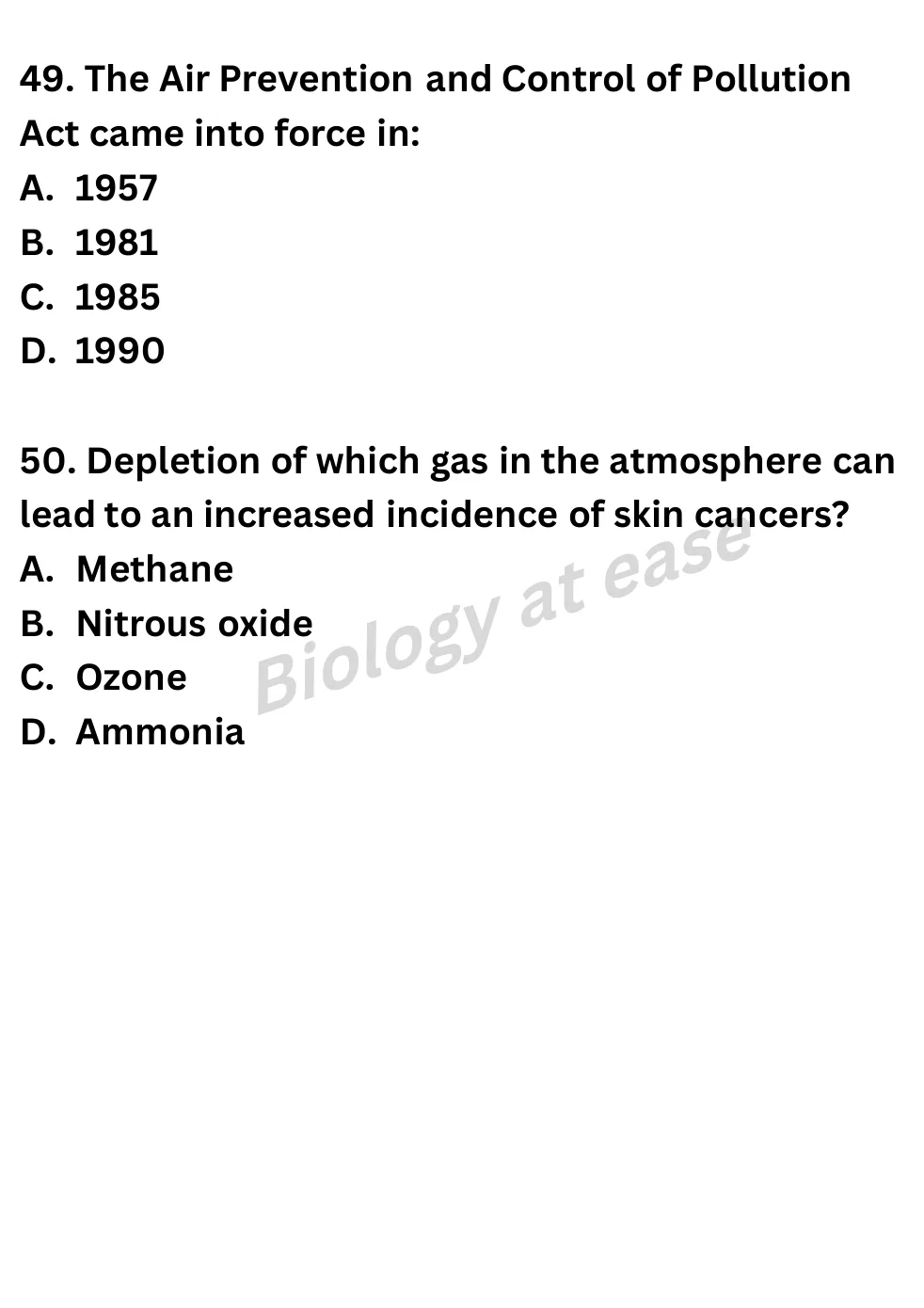 NEET Biology Full Mock 2 question sheet image 18