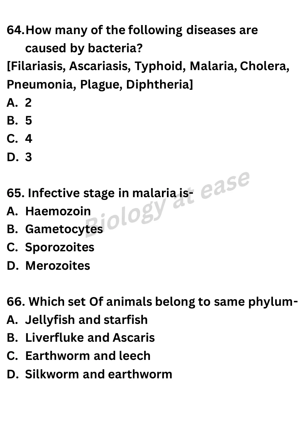 NEET Biology Full Mock 2 question sheet image 24