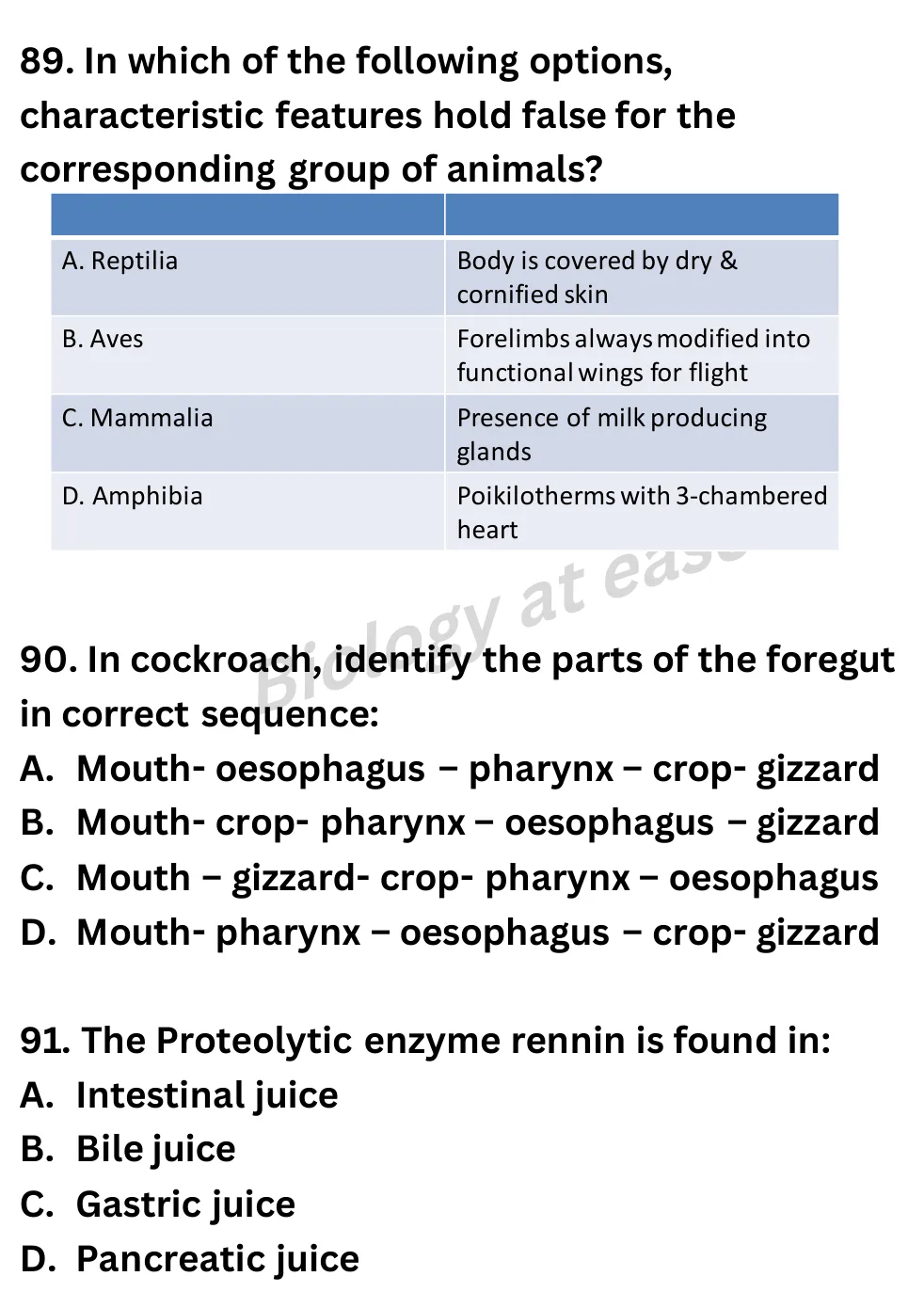 NEET Biology Full Mock 2 question sheet image 34