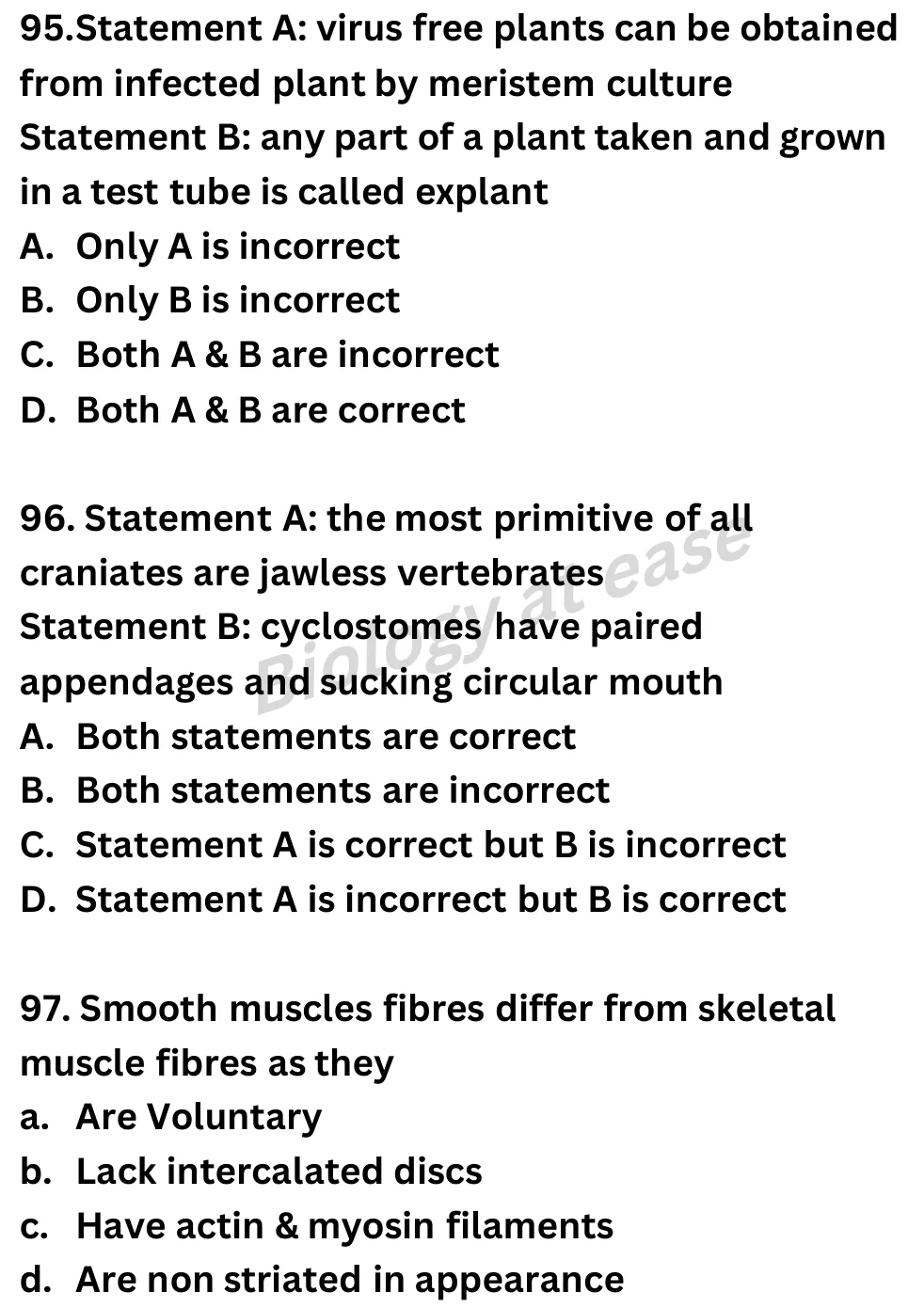 NEET Biology Full Mock 2 question sheet image 36