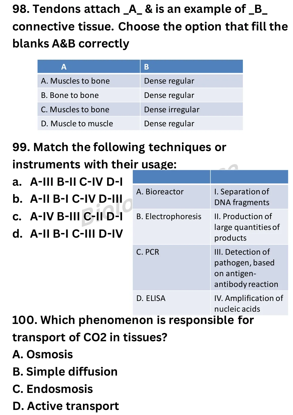 NEET Biology Full Mock 2 question sheet image 37