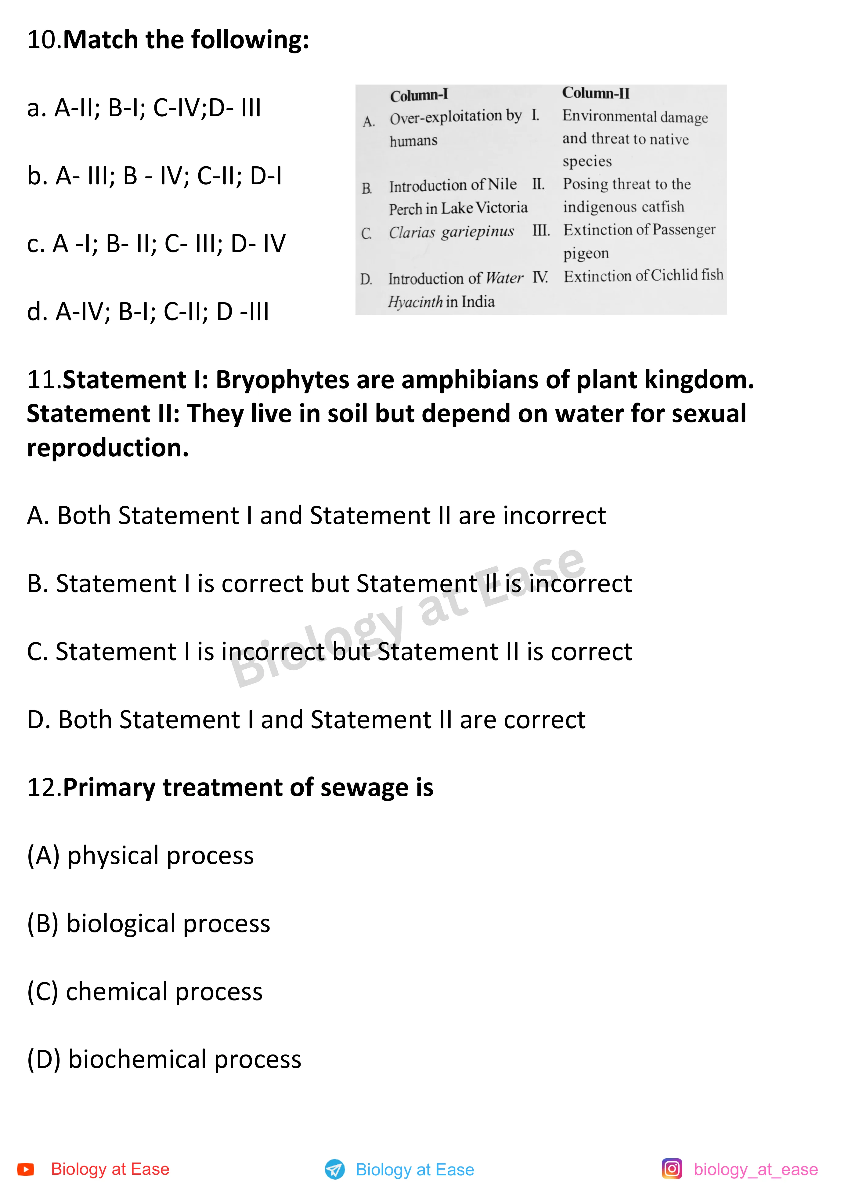 NEET Biology Full Mock 3 question sheet image 4