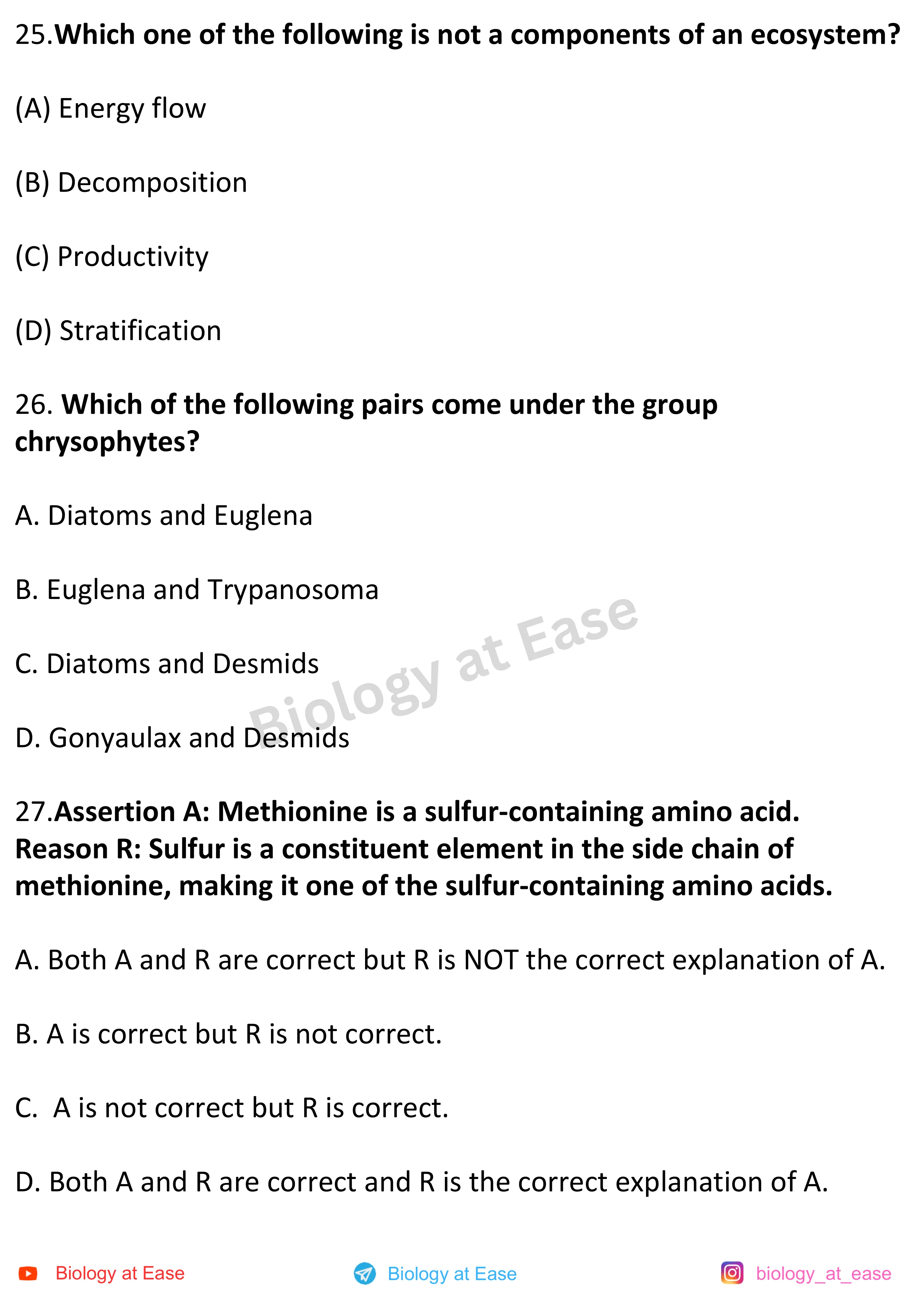 NEET Biology Full Mock 3 question sheet image 9