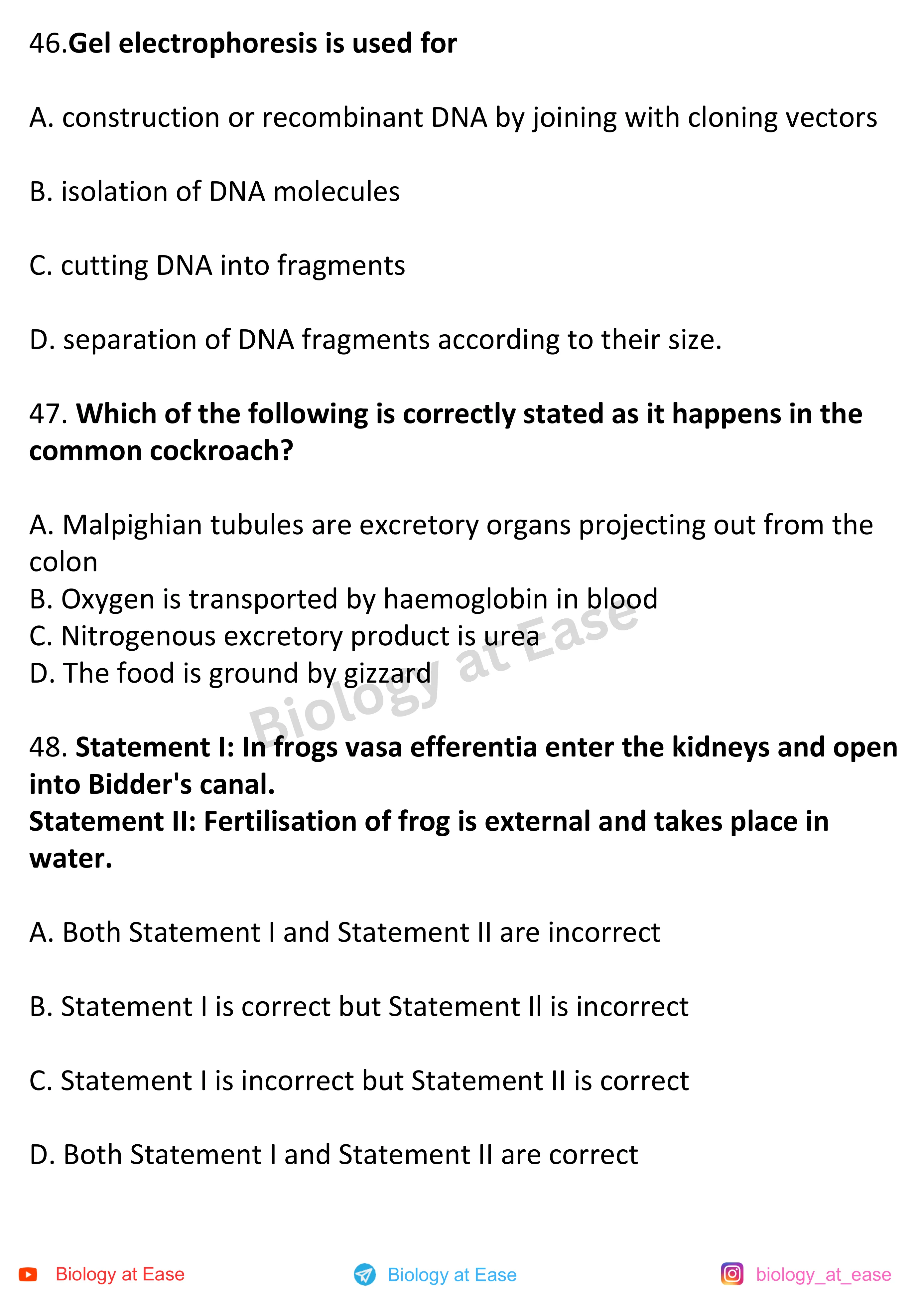 NEET Biology Full Mock 3 question sheet image 16