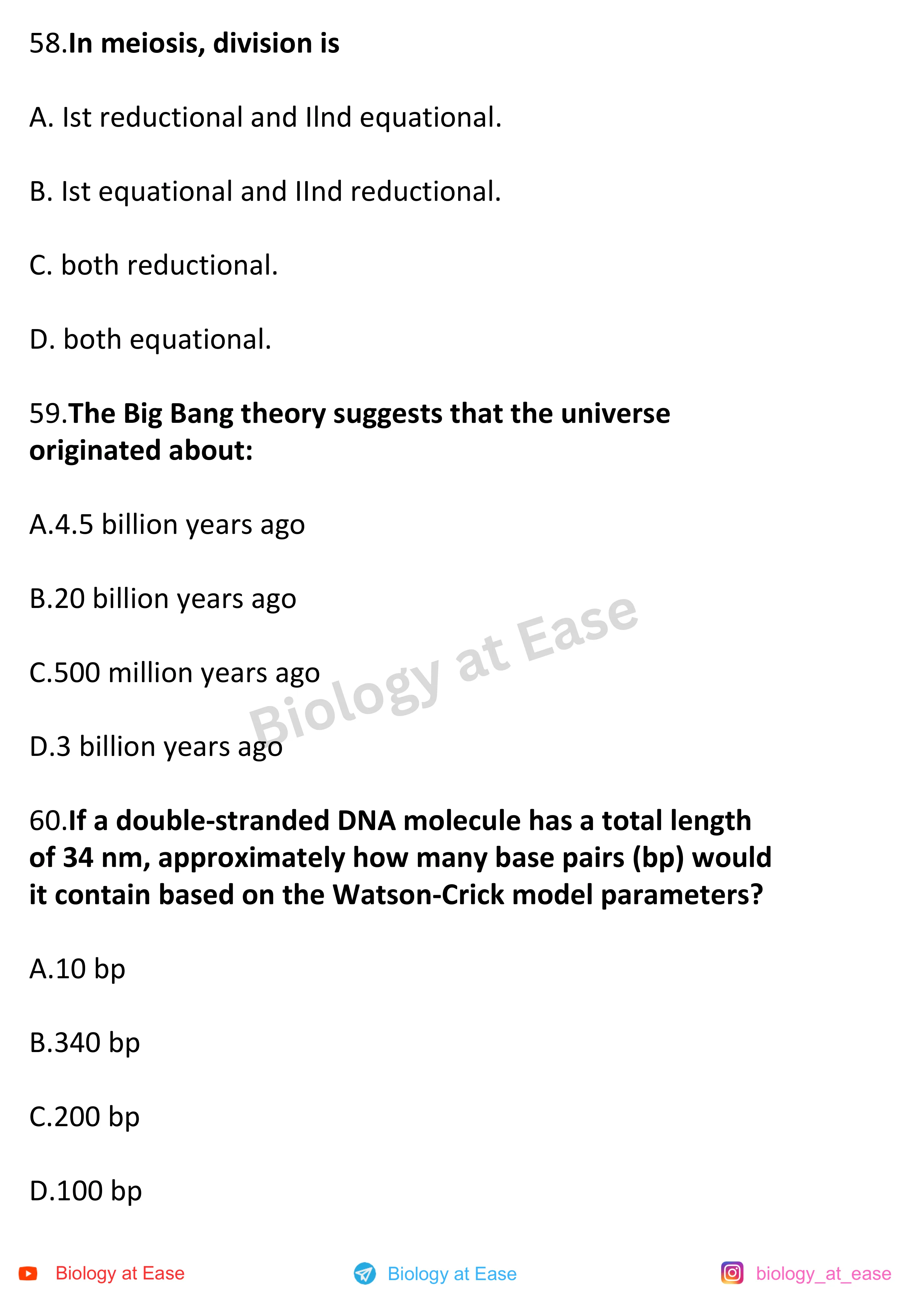 NEET Biology Full Mock 3 question sheet image 20