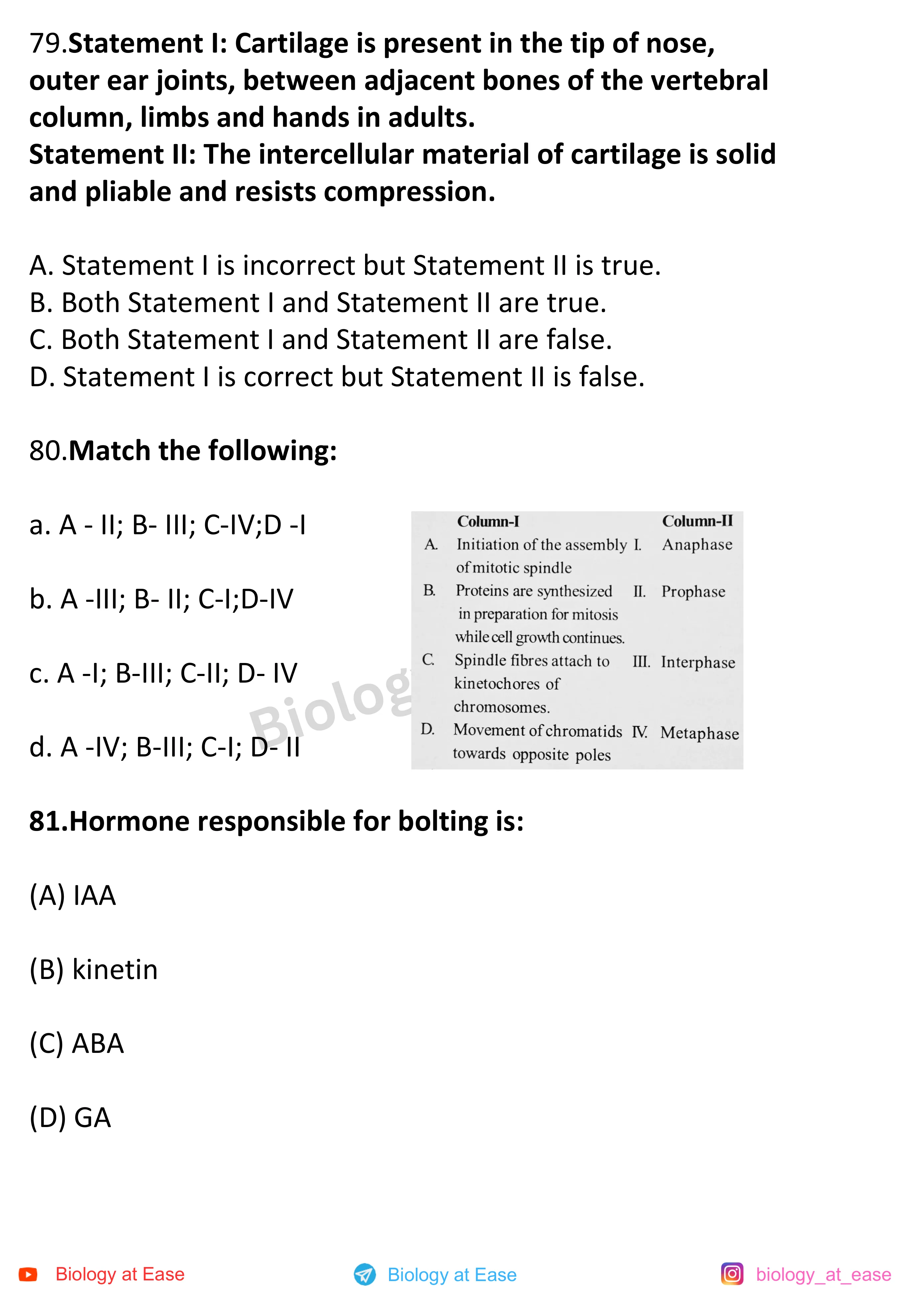 NEET Biology Full Mock 3 question sheet image 27