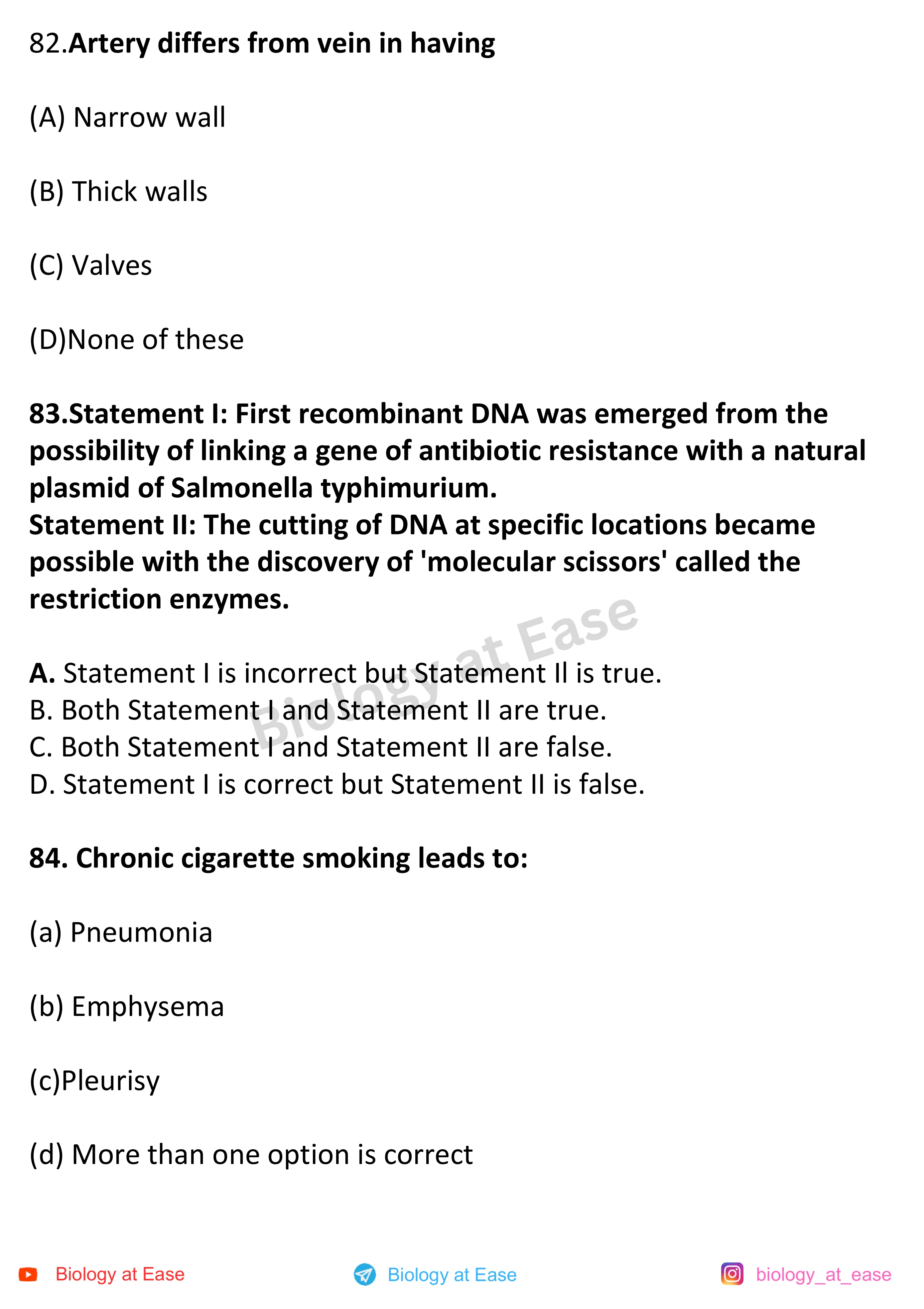 NEET Biology Full Mock 3 question sheet image 28