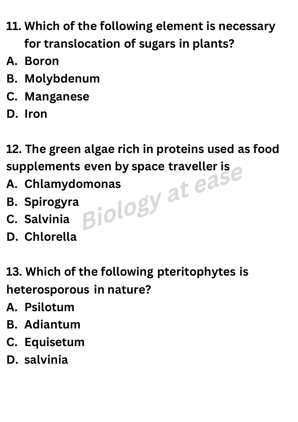 NEET Biology Full Mock 4 question sheet image 5