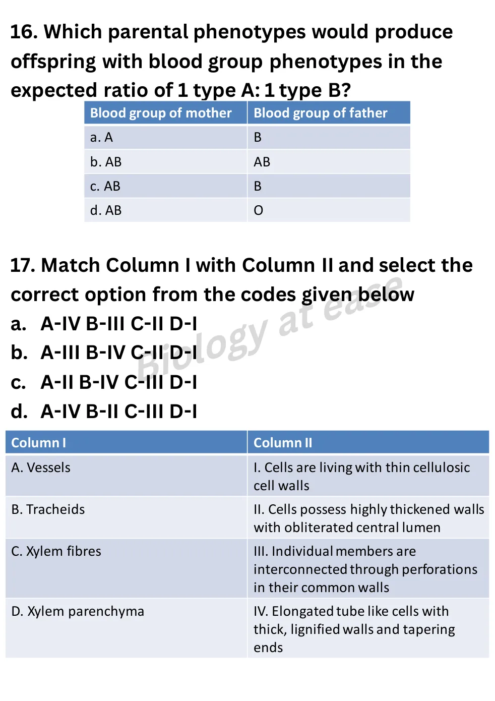 NEET Biology Full Mock 4 question sheet image 7