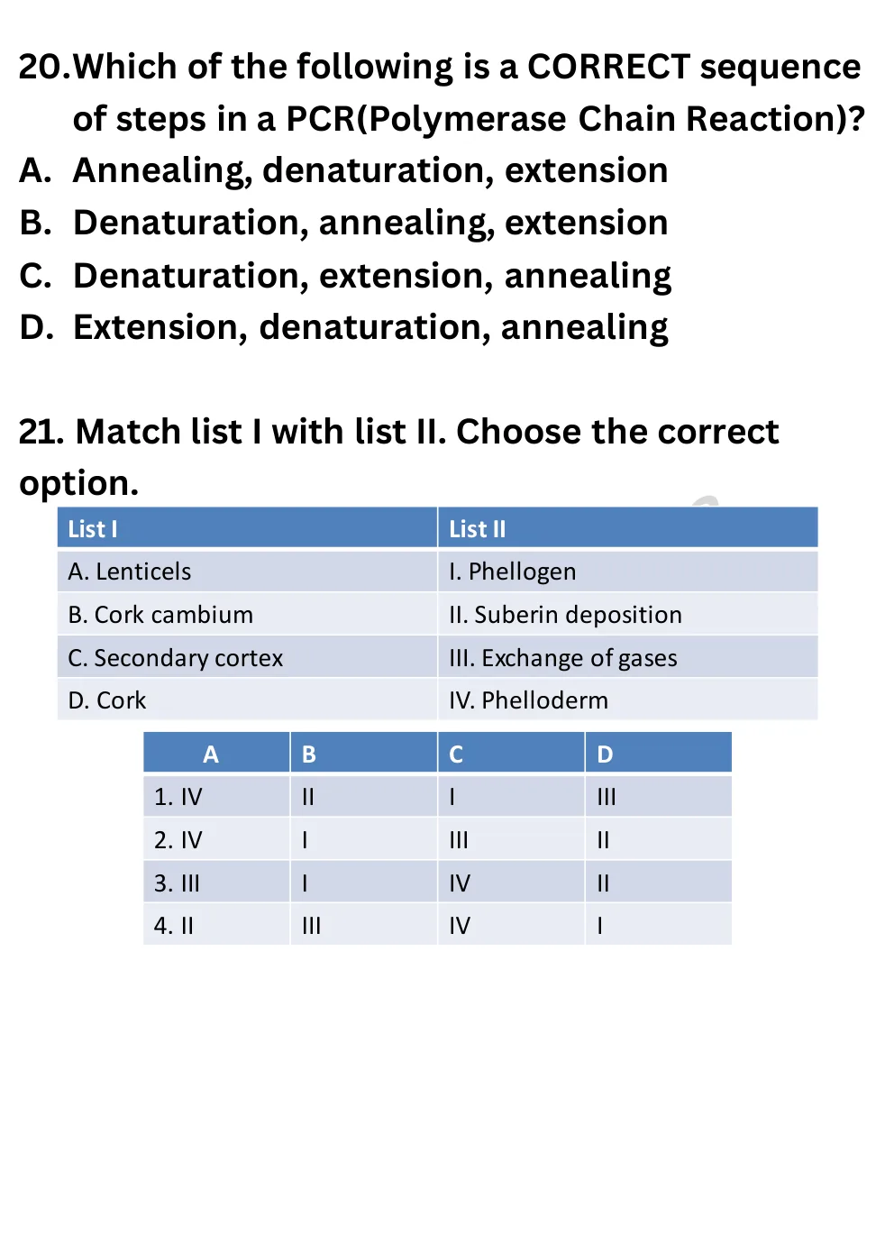 NEET Biology Full Mock 4 question sheet image 9