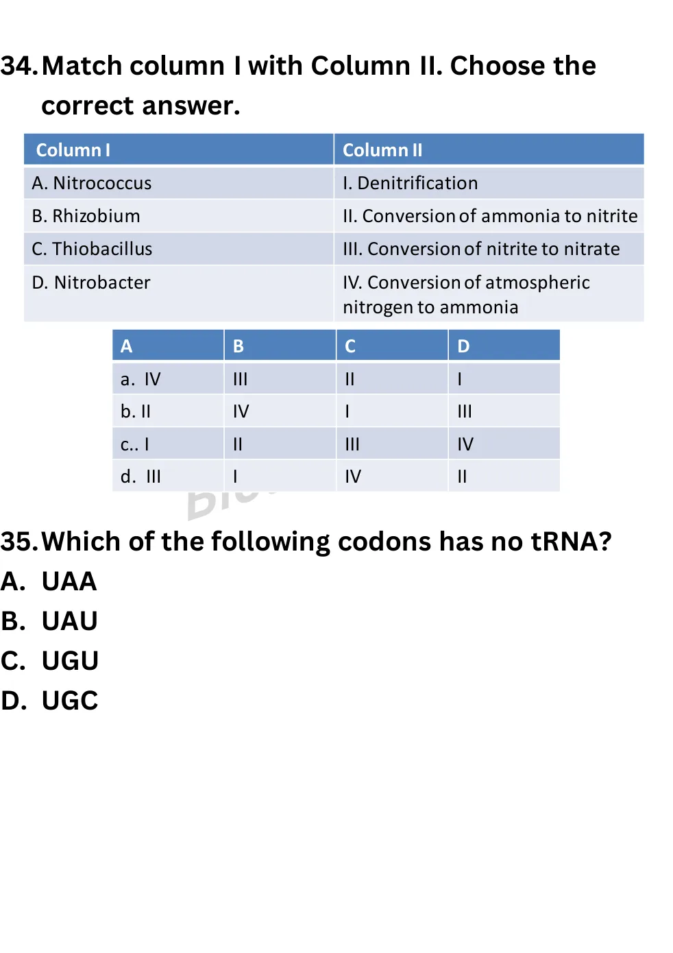 NEET Biology Full Mock 4 question sheet image 14